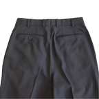 CECUM WOOL SLACKS BLACK シーカム ウールスラックス ブラック