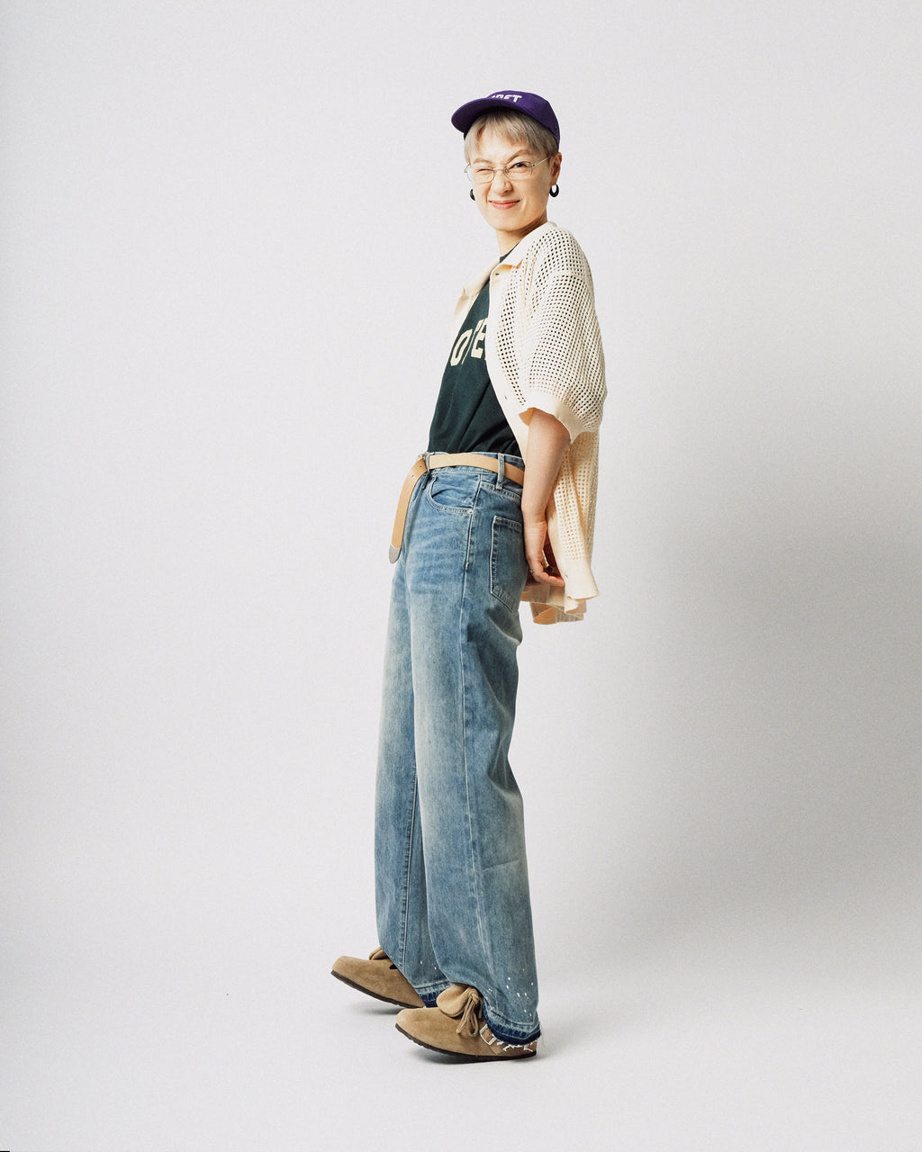 Loose Denim Pants