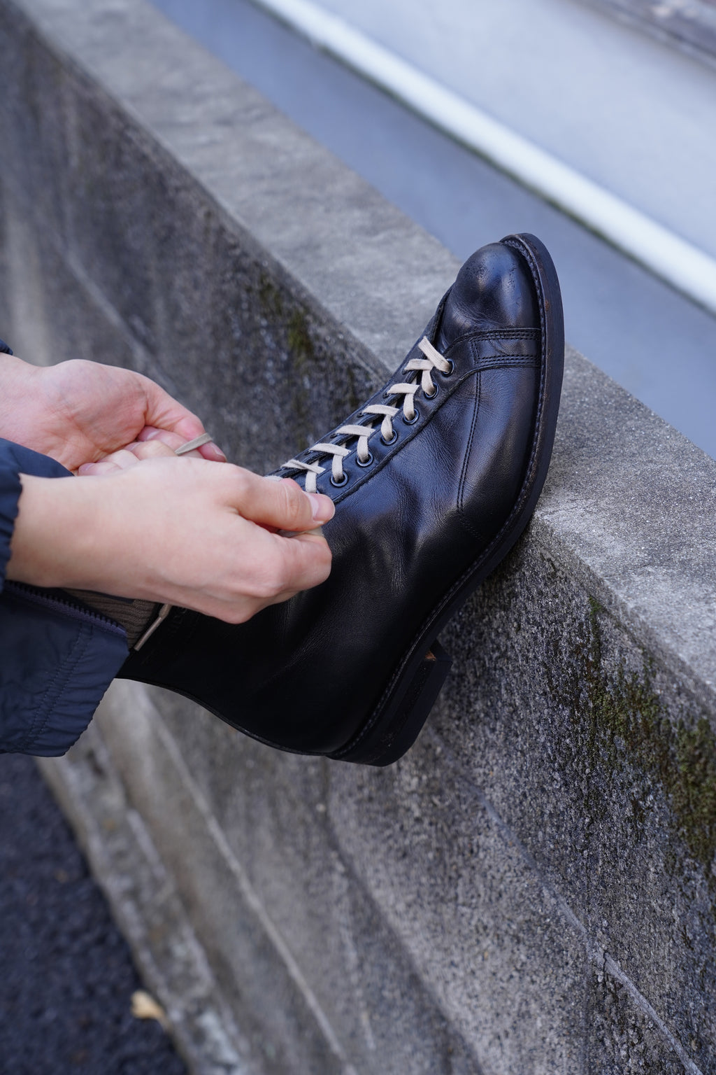 HENRY ヘンリー VINTAGE BLK/CALF