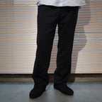 CECUM WOOL SLACKS BLACK シーカム ウールスラックス ブラック