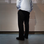 CECUM WOOL SLACKS BLACK シーカム ウールスラックス ブラック