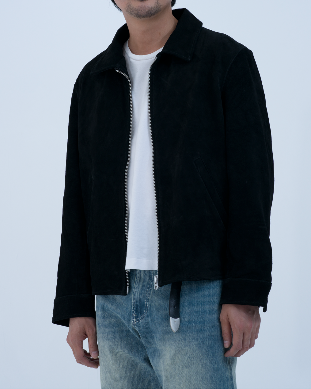 Suede Zip Jacket
